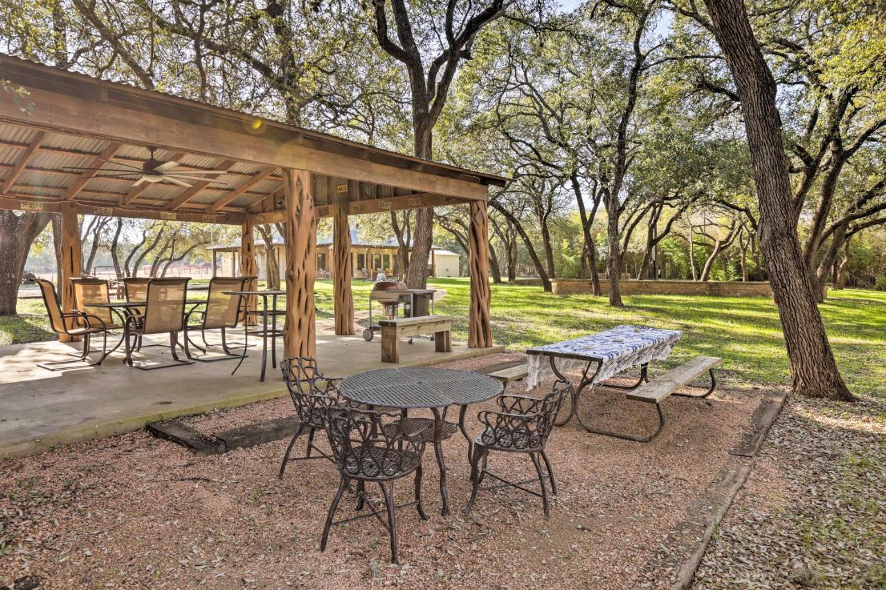 Riverfront Blanco Home With Shaded Porch And Hot Tub Exterior photo